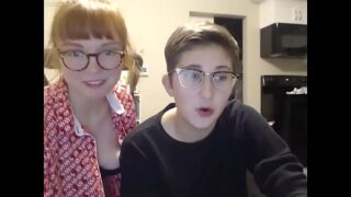 Short haired lesbians with glasses do live show